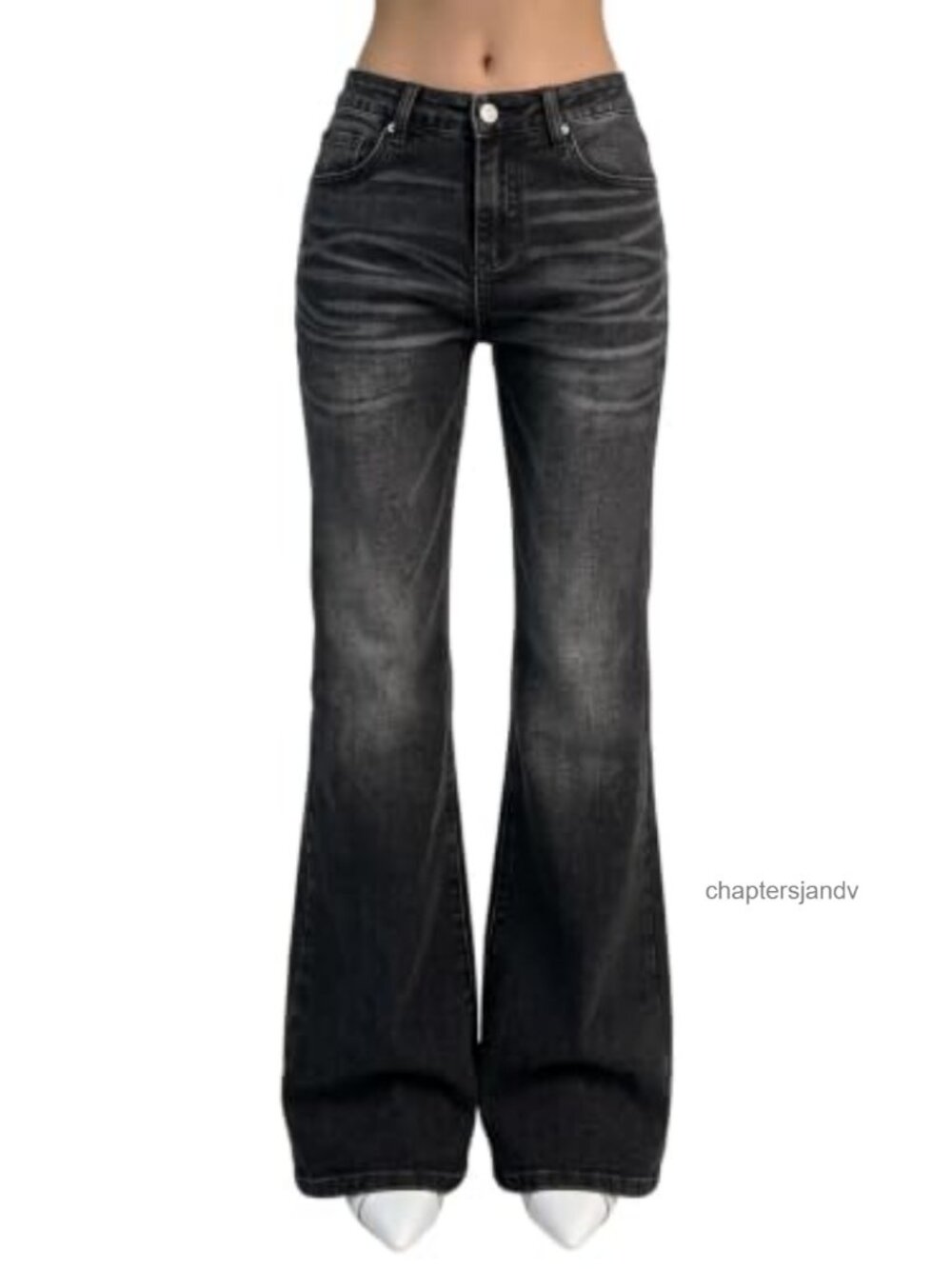 Dokotoo Women's Flare Bell Bottom Jeans Wide Leg Stretchy Denim Pants